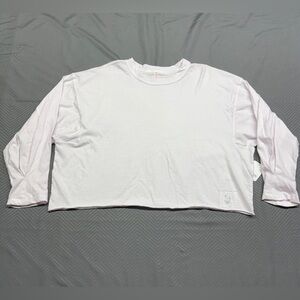 FP Movement NWT Oversized/Cropped Light Purple Long Sleeve Shirt Size S